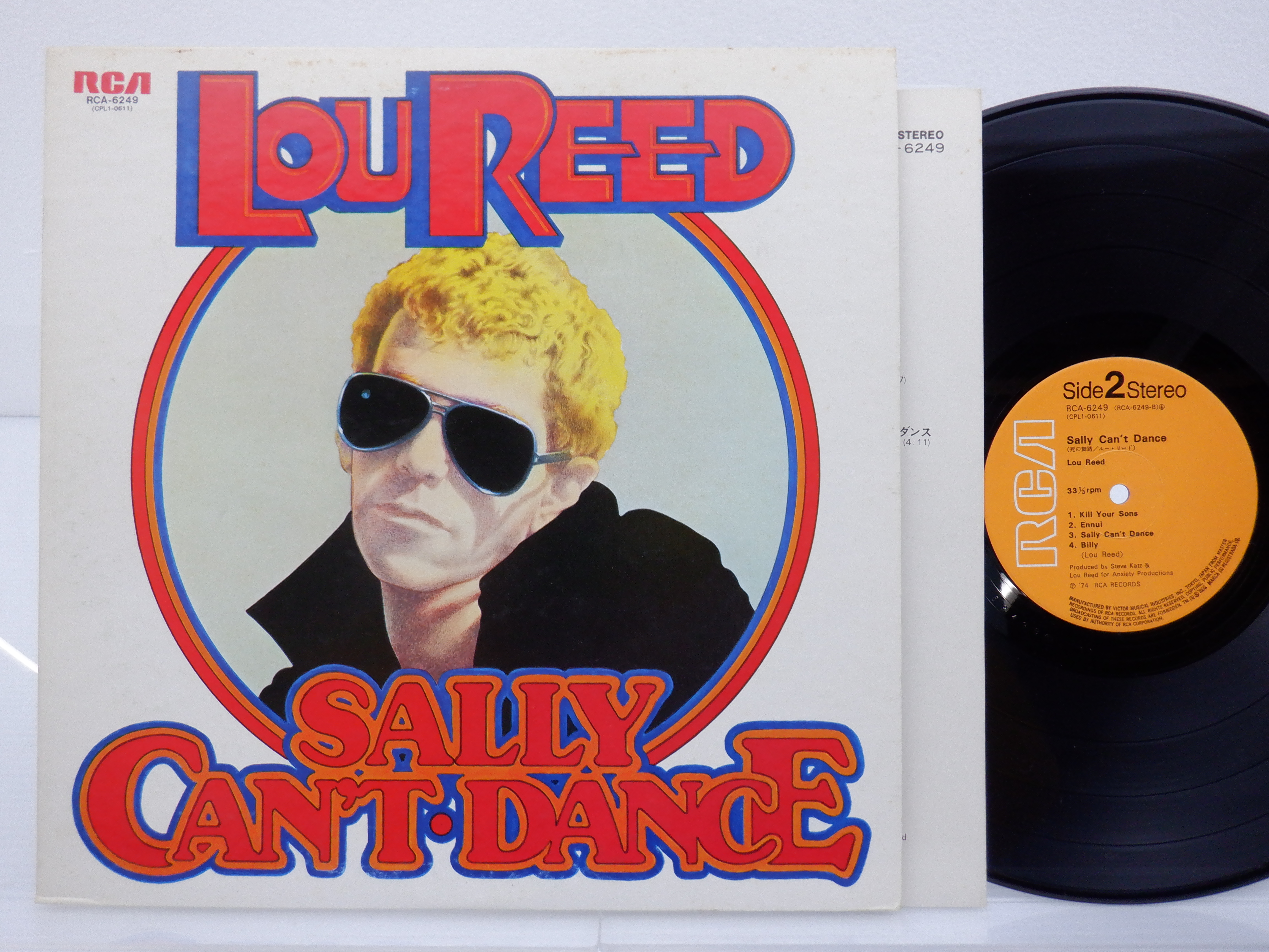 ◾️高音質️USオリジナル盤■LOU REED / ルーリード■Sally Can’ Lou Reed – Sally Can't Dance – Cassette (Album), 1974