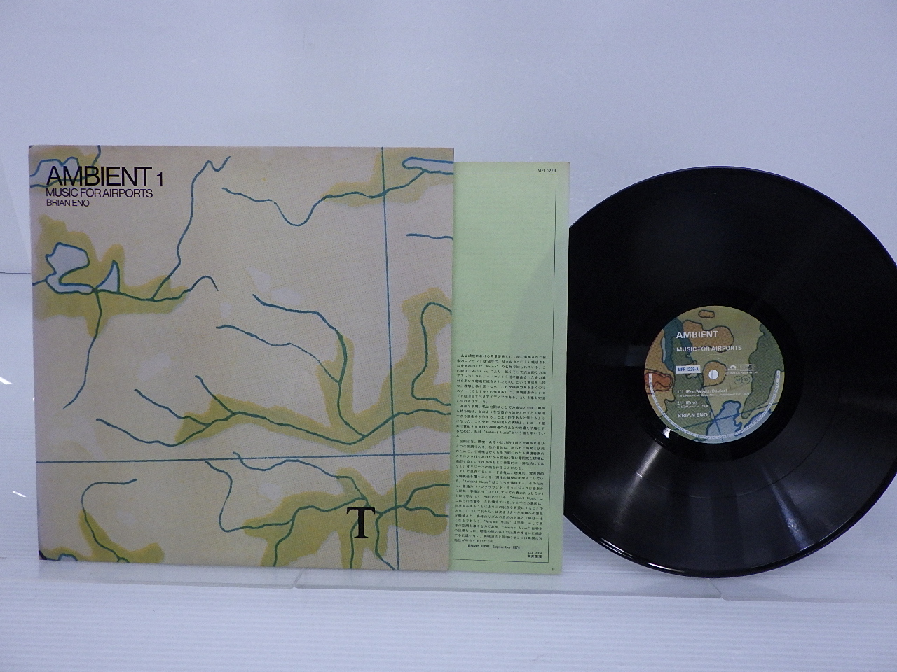 Brian Eno(ブライアン・イーノ)「Ambient 1 (Music For  Airports)」LP（12インチ）/Polydor(MPF-1229)/クラブ・ダンス－日本代購代Bid第一推介「Funbid」