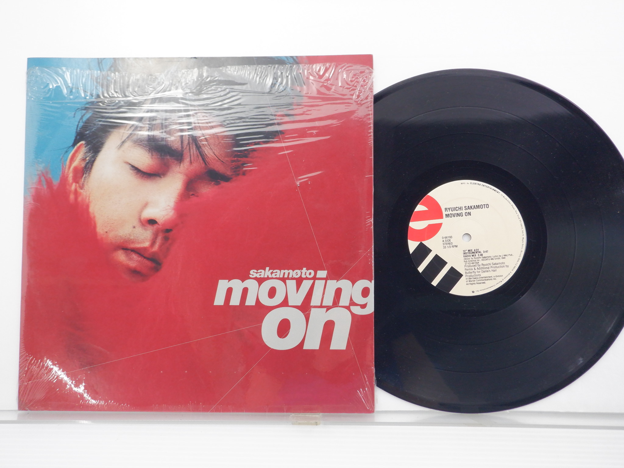 坂本龍一「Moving On」LP（12インチ）/Elektra(0-66193)/邦楽ポップス－日本代購代Bid第一推介「Funbid」