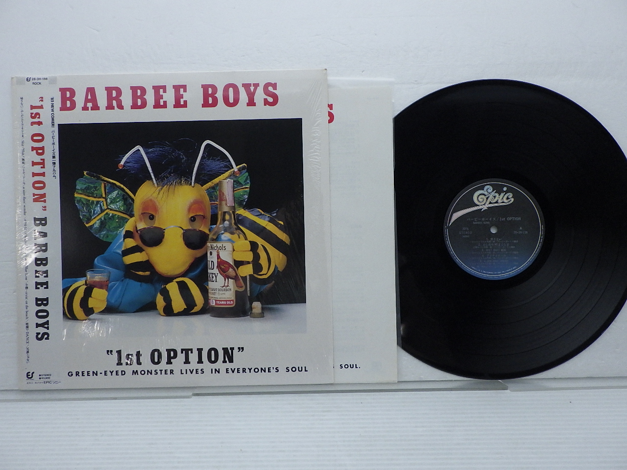 Barbee Boys(バービーボーイズ)「1st  Option(ファースト・オプション)」LP（12インチ）/EPIC/SONY(28-3H-156)/邦楽ロック｜代購幫